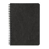Age Bag carnet reliure intégrale à poches 14,8x21cm 120p détachligné noir - Image principale