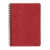 Age Bag carnet reliure intégrale à poches 14,8x21cm 120p détachligné rouge - Image principale