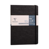 Age Bag My.Essential carnet cousu dos carré 14,8x21cm 192p 5x5 Noir papier ivoire 90g - Image principale