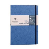 Age Bag My.Essential carnet cousu dos carré 14,8x21cm 192p 5x5 Bleu papier ivoire 90g - Image principale