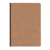 Age Bag carnet broché 14,8x21cm 192p ligné tabac - Image principale