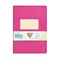 1951 cahier piqué Framboise 14,8x21cm 96p ligné - Image principale