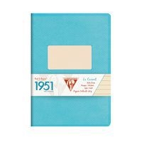 1951 cahier piqué Turquoise 14,8x21cm 96p ligné - Image principale
