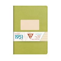 1951 cahier piqué Vert 14,8x21cm 96p ligné - Image principale