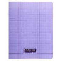 8000 POLYPRO, Cahier piqué violet 17x22cm 48p séyès 90g - Image principale