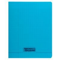 8000 POLYPRO, Cahier piqué bleu 17x22cm 96p séyès 90g - Image principale