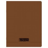 8000 POLYPRO, Cahier piqué marron 17x22cm 96p séyès 90g - Image principale