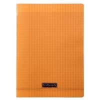 8000 POLYPRO, Cahier piqué orange 21x29,7cm 48p séyès 90g - Image principale
