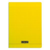 8000 POLYPRO, Cahier piqué jaune 21x29,7cm 96p séyès 90g - Image principale