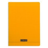 8000 POLYPRO, Cahier piqué orange 21x29,7cm 96p séyès 90g - Image principale