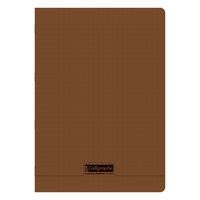 8000 POLYPRO, Cahier piqué marron 21x29,7cm 96p séyès 90g - Image principale