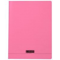 8000 POLYPRO, Cahier piqué rose 24x32cm 48p Q.5X5 90g - Image principale