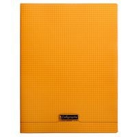8000 POLYPRO, Cahier piqué orange 24x32cm 48p Q.5X5 90g - Image principale