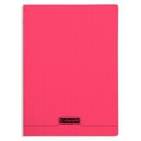 8000 POLYPRO, Cahier piqué rouge 24x32cm 96p Q.5x5 90g - Image principale