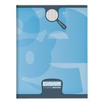 8000 PELLICULE, Cahier piqué 17x22 48p séyès 90g - Image principale