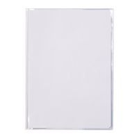 Protège-cahier+Marque-page Cristal Luxe 22/100ème 21x29,7 transparent incolore + porte étiquette - Image principale