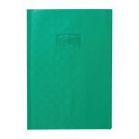 Protège-cahier+Marque-page grain madras 22/100ème 21x29,7 vert + porte étiquette - Image principale