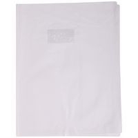 Protège-cahier grain cuir 20/100ème 24x32 blanc + porte étiquette - Image principale