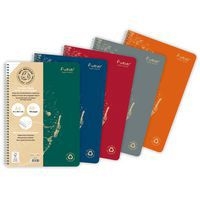 FOREVER premium, cahier reliure intégrale A4 90g recyclé 120p détachLigné coloris assortis - Image principale