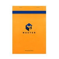 Bloc Master Orange agrafé 100F 70g 14,8x21 Q.5x5 - Image principale