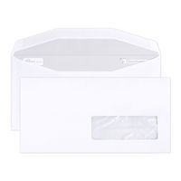Boite 500 enveloppes gommées 114x229 fen35x100 80g - Image principale