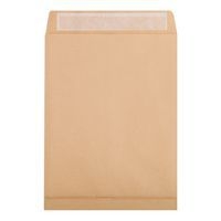Boite 250 pochettes soufflet 275x365x30 Kraft 120g - Image principale