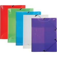 Chemise à élastique 3 rabats PP 5/10e crystal colours A4 - Image principale