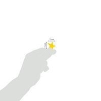 Cooky, Sach 1 pl 7,5x12cm, Etoiles couleurs - Image 3