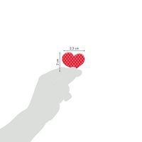 Cooky, Sach 1 pl 7,5x12cm, Cœurs à motifs - Image 4