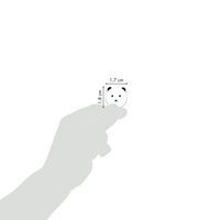 Cooky, Sach 1 pl 7,5x12cm, Noël enfant, bleu - Image 3