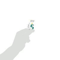 Cooky, Sach 1 pl 7,5x12cm, Bougies - Image 2