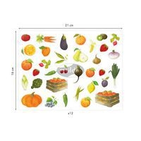 Mimi Stick', Sach 12 pl 21x16cm, Fruits et légumes - Image 4