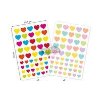 Initial, Sach 4 pl 10,5x16cm, Coeurs Multicolores - Image 2