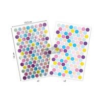 Initial, Sach 4 pl 10,5x16cm, Mini ronds métal-pastel - Image 5