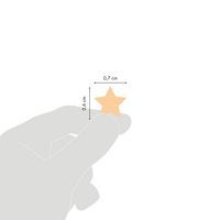 Initial, Sach 4 pl 10,5x16cm, Mini étoiles métal-pastel - Image 5