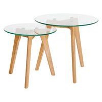 Tables basses gigognes Abel plateau verre - Image principale