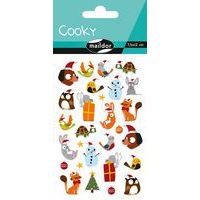 Cooky, Sach 1 pl 7,5x12cm, Animaux Noël - Image principale
