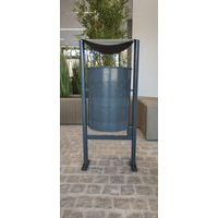 Poubelle Chambéry Eco avec couvercle acier 60 L - gris - Image 2