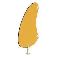 Cloison sanitaire pour WC Haricot - Jaune Tournesol - Image principale