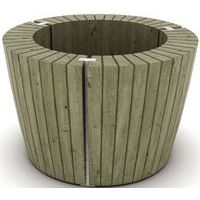 Jardinière Arzano Ø 62 cm H50 - pin traité - Image principale