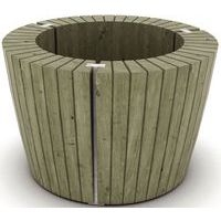 Jardinière Arzano Ø 77 cm H56 - pin traité - Image principale