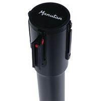 Poteau noir à sangle 5 m - Acier - Socle à roulettes - Manutan Expert - Image 6