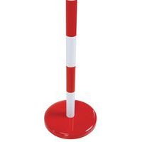 Poteau acier bicolore à sangle - 2m - Manutan Expert - Image 6