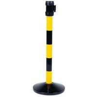 Poteau acier bicolore à sangle - 2m - Manutan Expert - Image 2