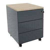 Caisson mobile métal Evidence top bois Vinco - Image 5