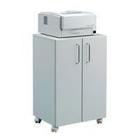 Armoire Twin Click - Modèle haut, Coloris : Gris clair - Image 2