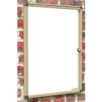 Vitrine d'intérieur Phoenix - Fond aluminium - Porte en plexiglass - Image 2