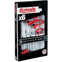 Jeu de 6 Clé mâles en T hexagonales - Mob - Image principale