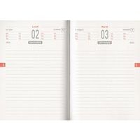 Agenda journalier techno bleu couverture vernie piqûre - Image 2