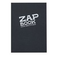 Zap Book encollé A6 160 feuilles 80g Noir - Image principale